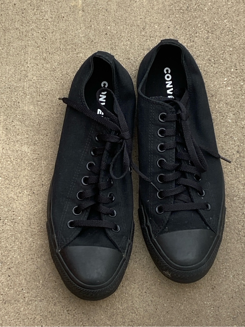 Converse All Star Unisex Men's Size 9 Women 11 US Black Sneakers